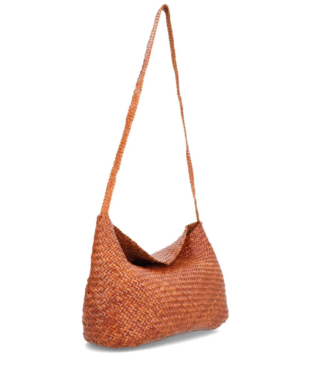 Dragon Diffusion Бежевая кожаная сумка через плечо, фото 4