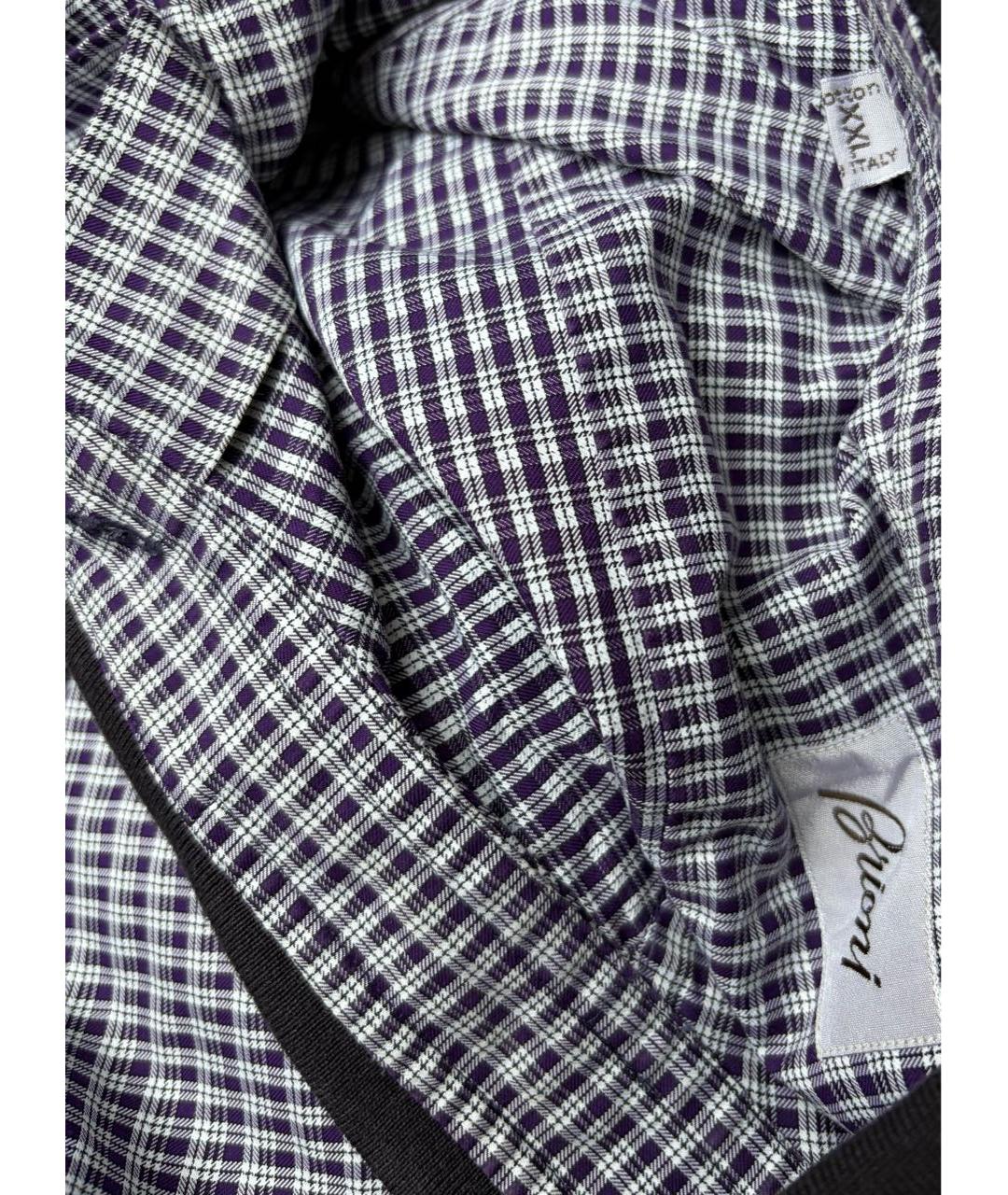 BRIONI Мульти хлопковая кэжуал рубашка, фото 6