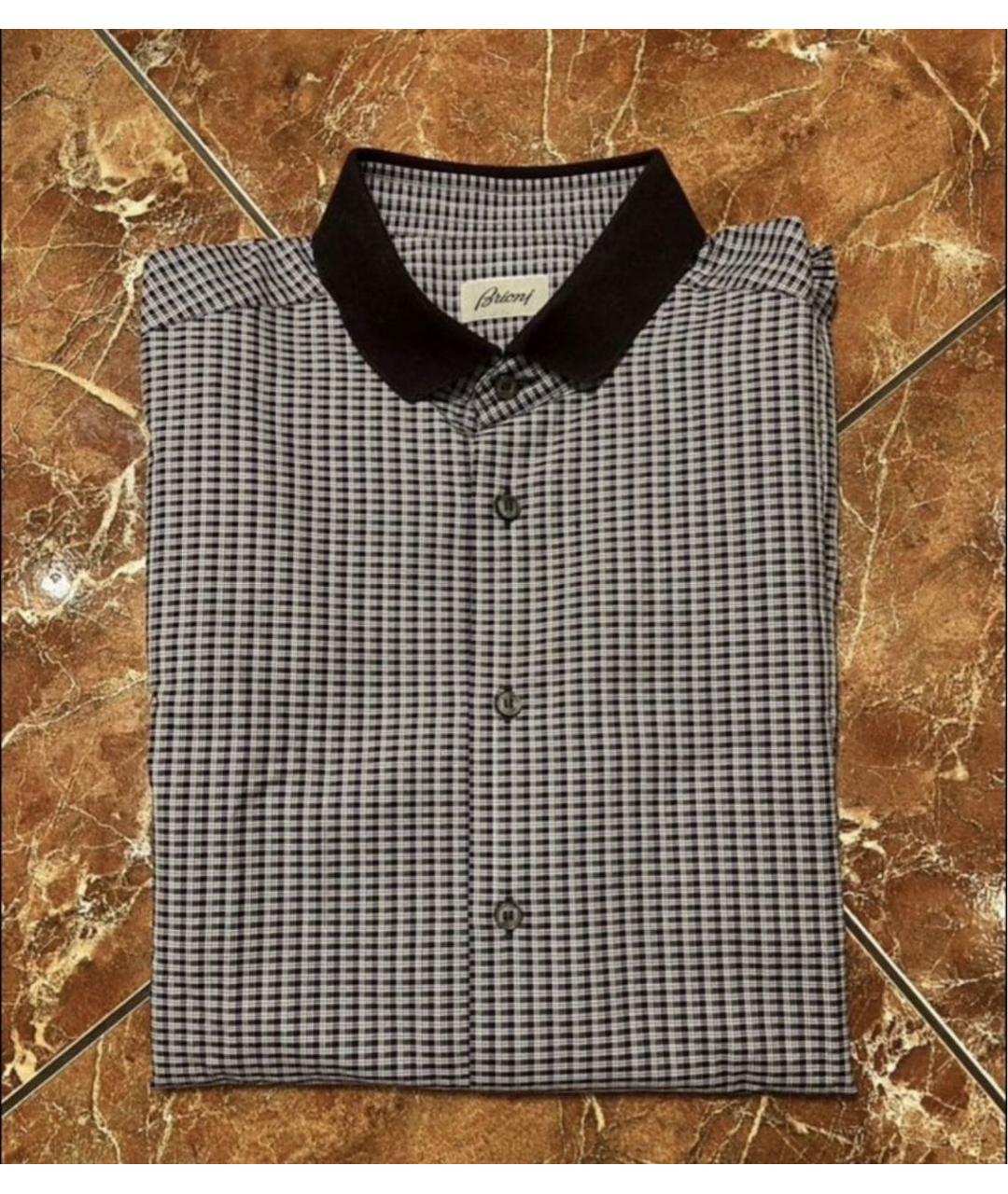 BRIONI Мульти хлопковая кэжуал рубашка, фото 3