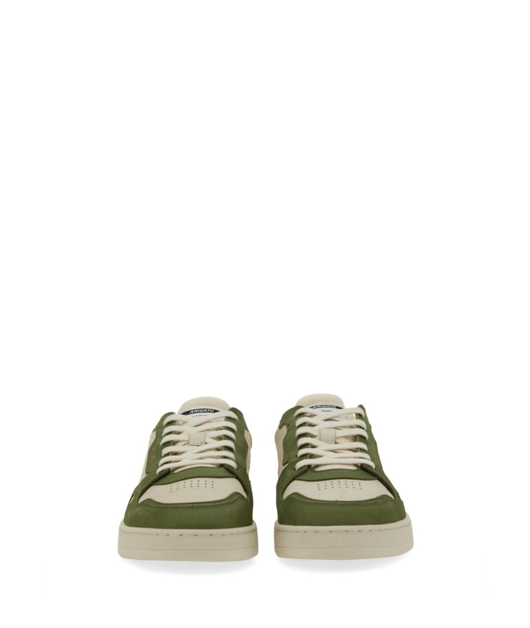 AXEL ARIGATO Зеленые кожаные низкие кроссовки / кеды, фото 5