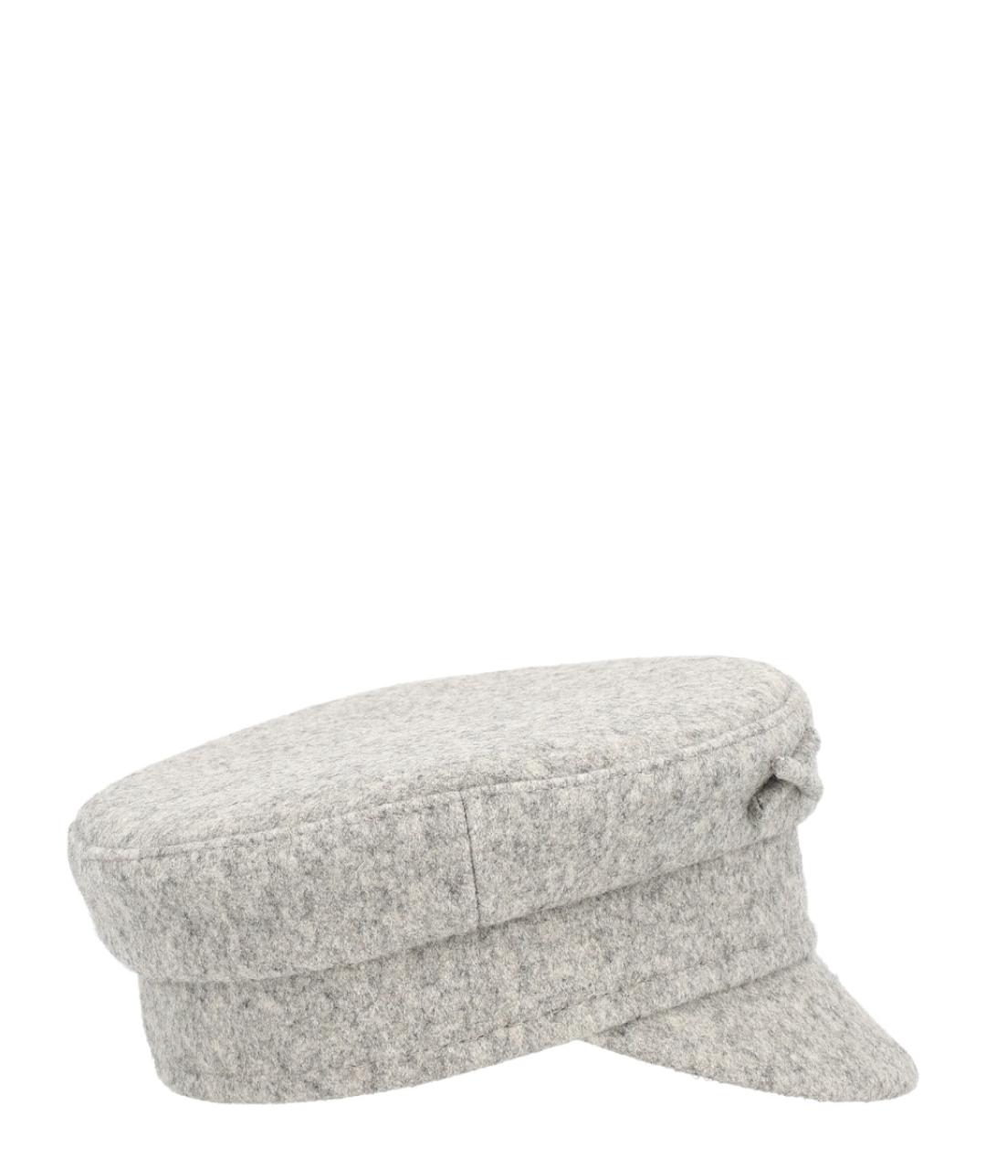 RUSLAN BAGINSKIY Серая шерстяная кепка, фото 2