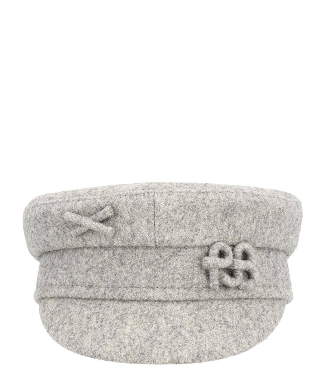 RUSLAN BAGINSKIY Серая шерстяная кепка, фото 1