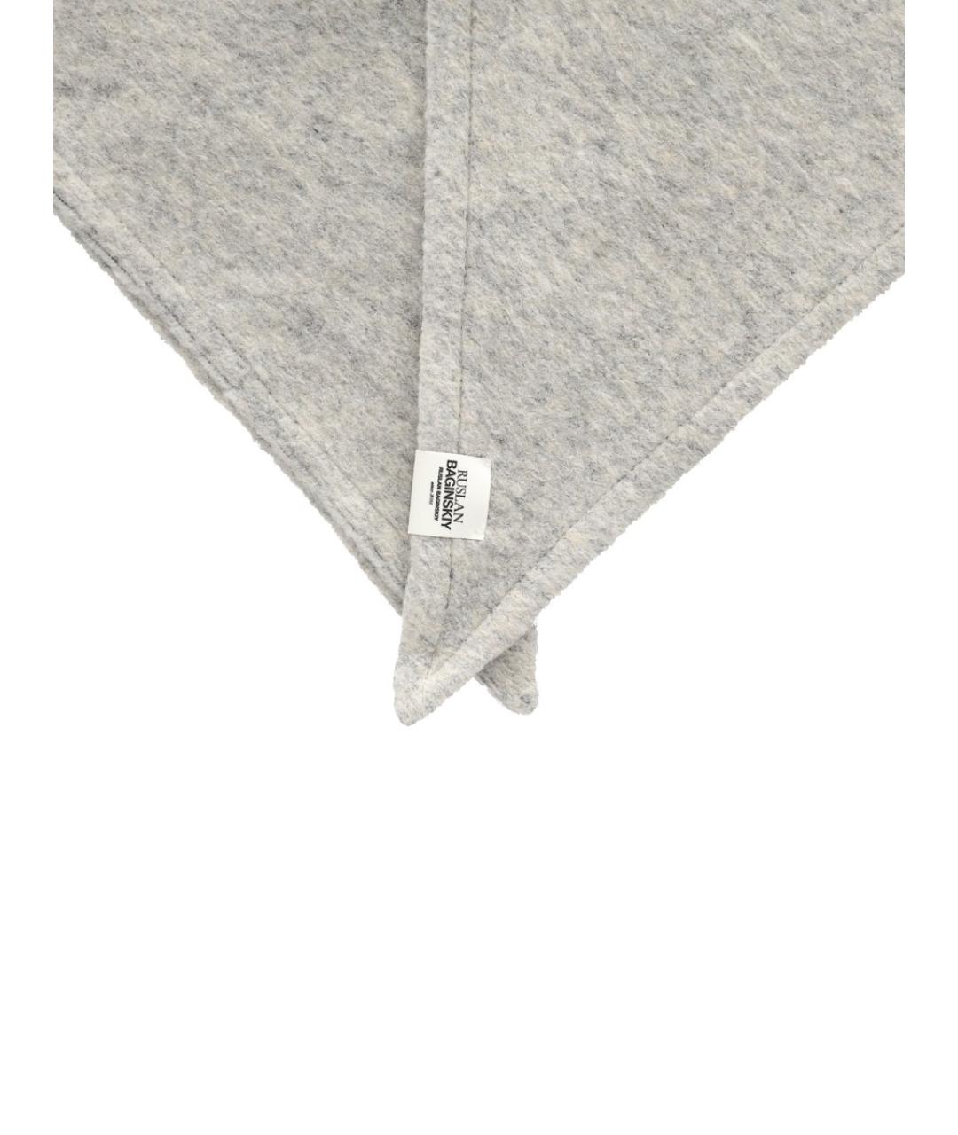 RUSLAN BAGINSKIY Серая шерстяная кепка, фото 2