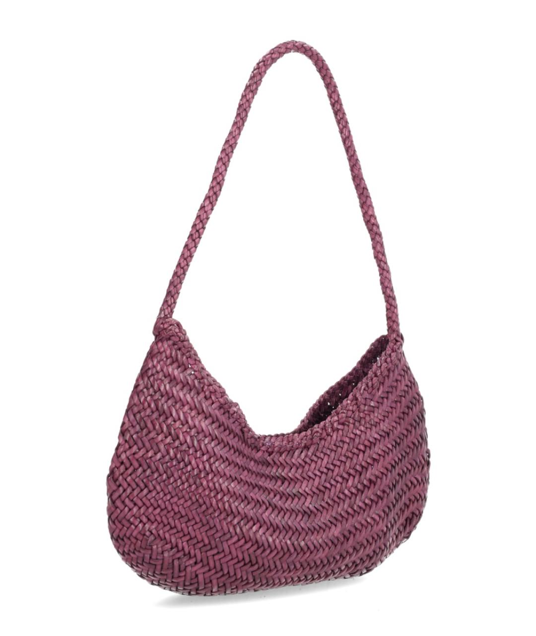 Dragon Diffusion Фиолетовая кожаная сумка через плечо, фото 3