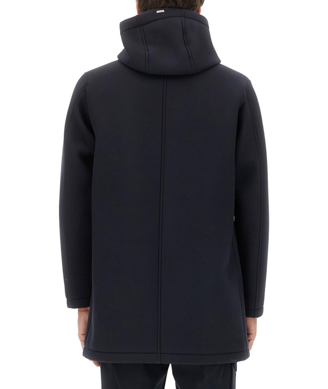 HERNO Синяя вискозная парка, фото 3