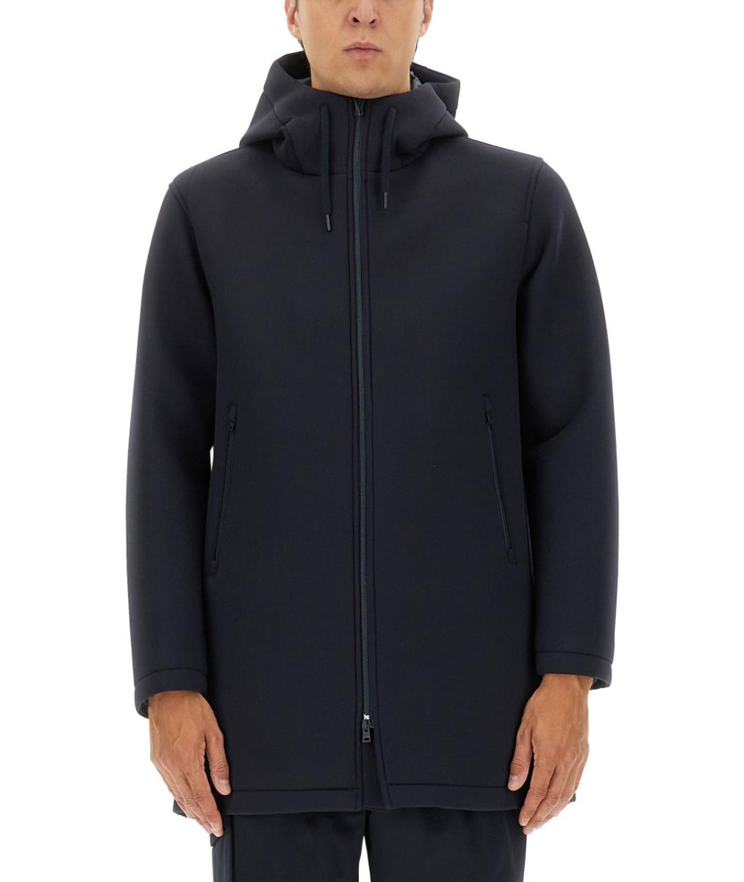 HERNO Синяя вискозная парка, фото 5