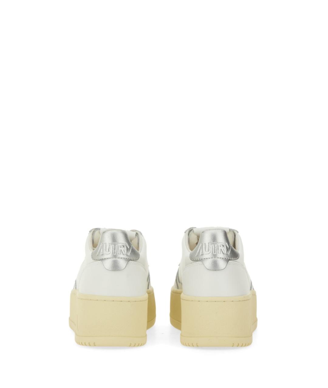 AUTRY Белые кожаные кроссовки, фото 3