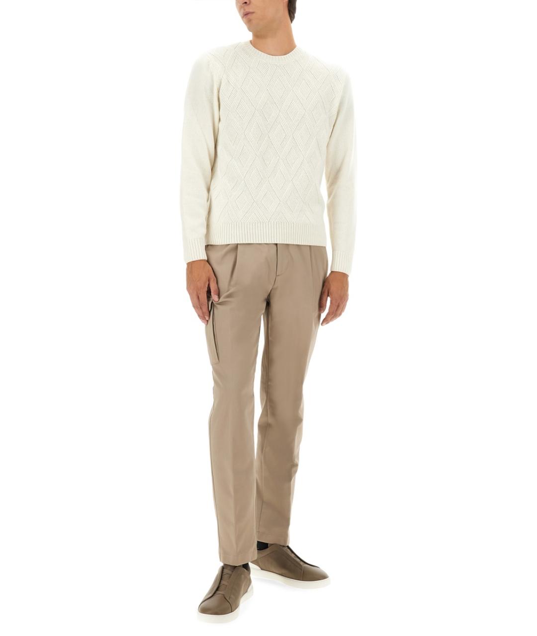 HERNO Белый кашемировый джемпер / свитер, фото 2