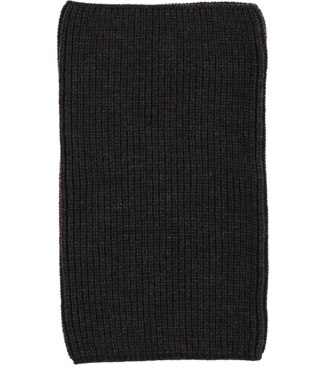 LEMAIRE Коричневый шерстяной шарф, фото 1