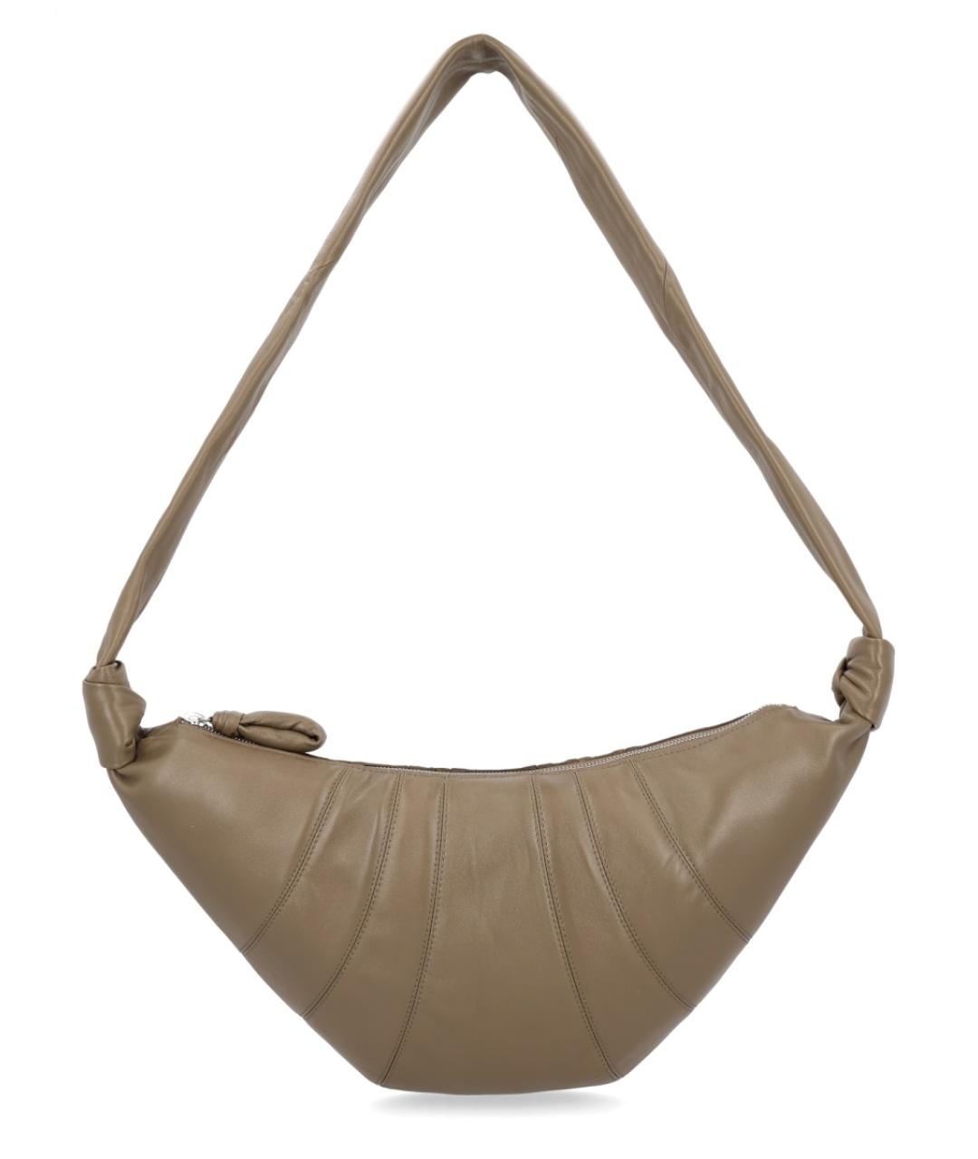 LEMAIRE Коричневая кожаная сумка через плечо, фото 1