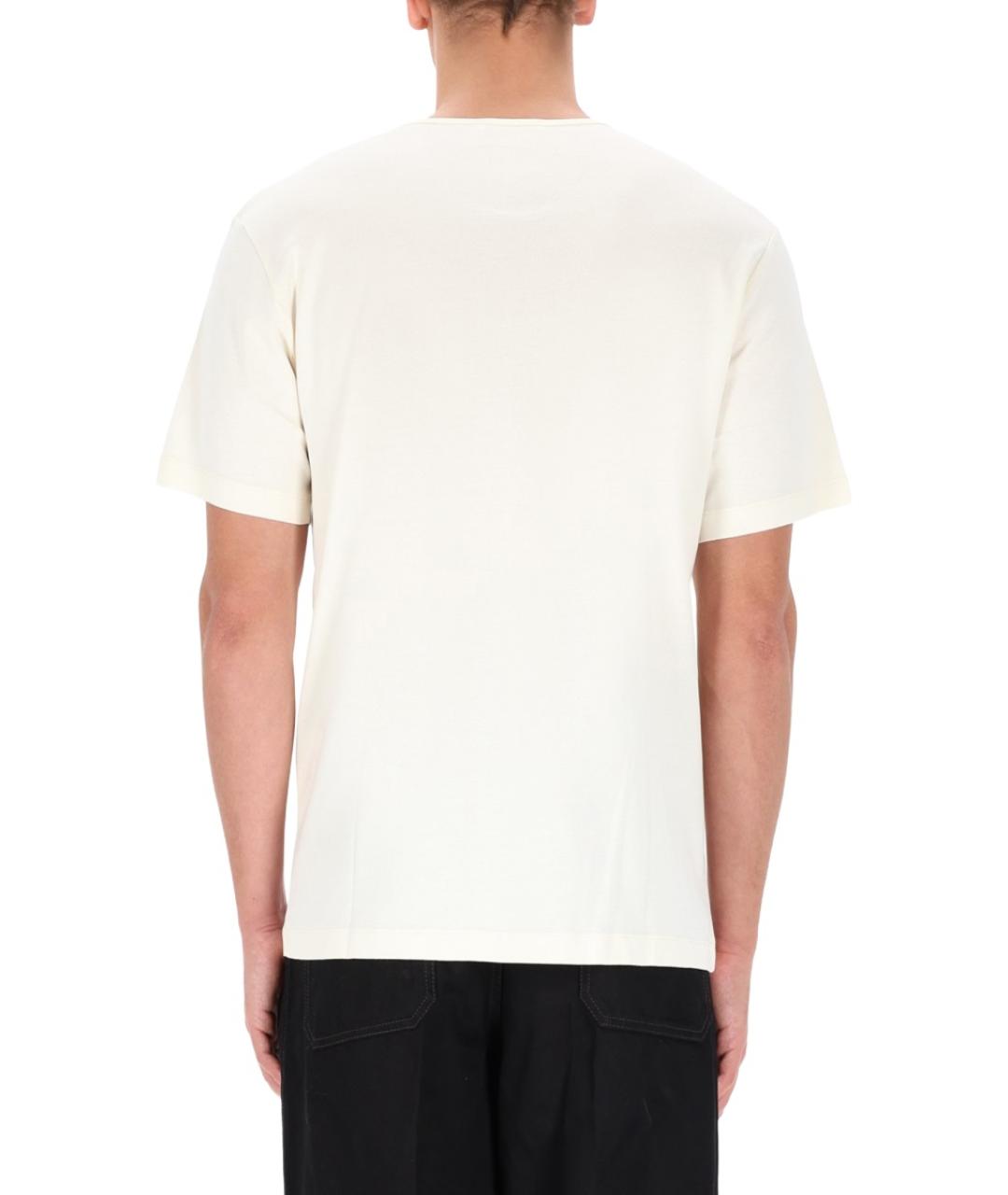 LEMAIRE Белая хлопковая футболка, фото 3