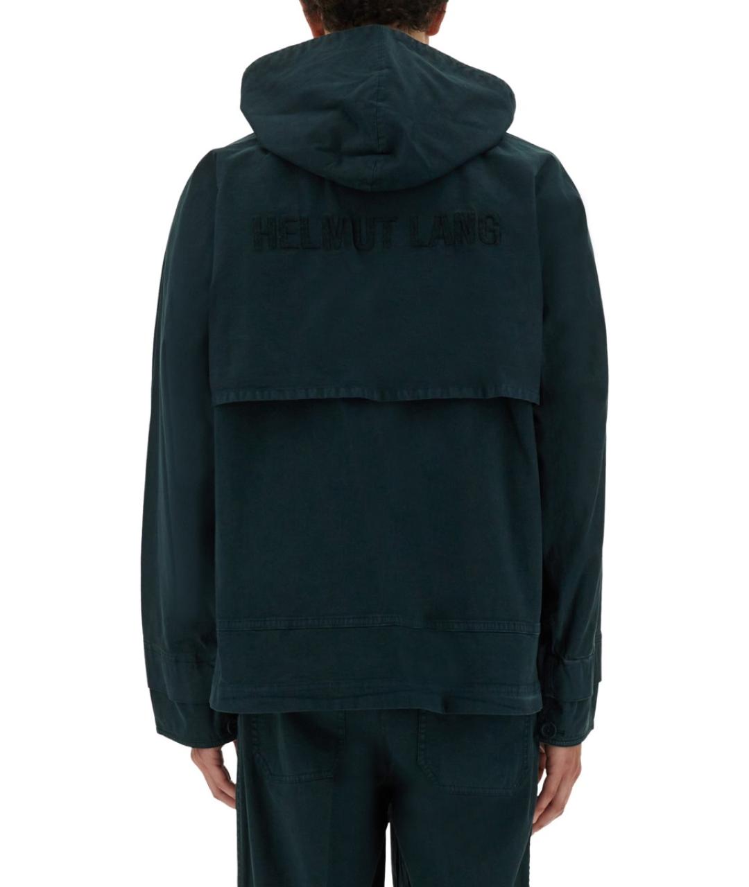 HELMUT LANG Зеленая хлопковая куртка, фото 3