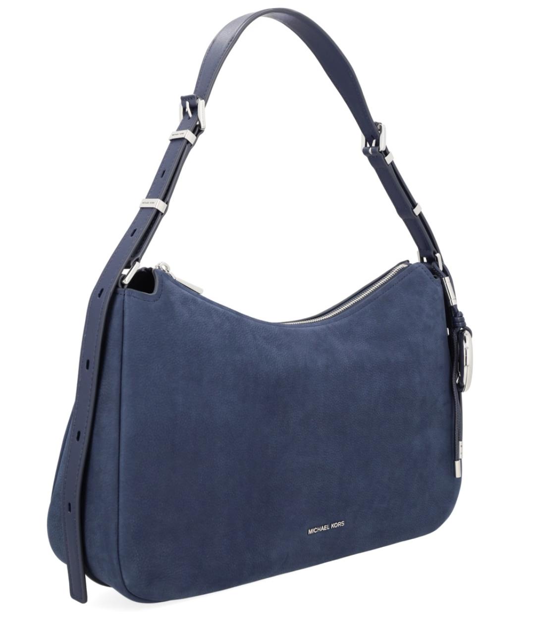 MICHAEL KORS Синяя кожаная сумка через плечо, фото 2