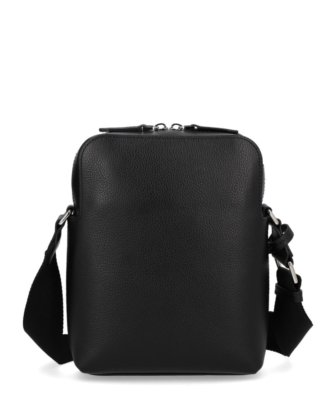 BALLY Черная кожаная сумка на плечо, фото 2