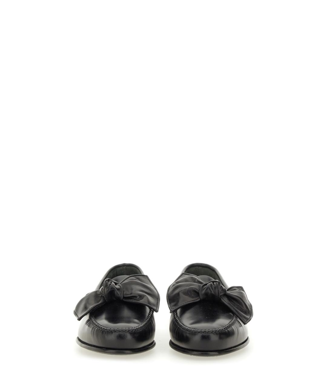 HEREU Черные мокасины из лакированной кожи, фото 4