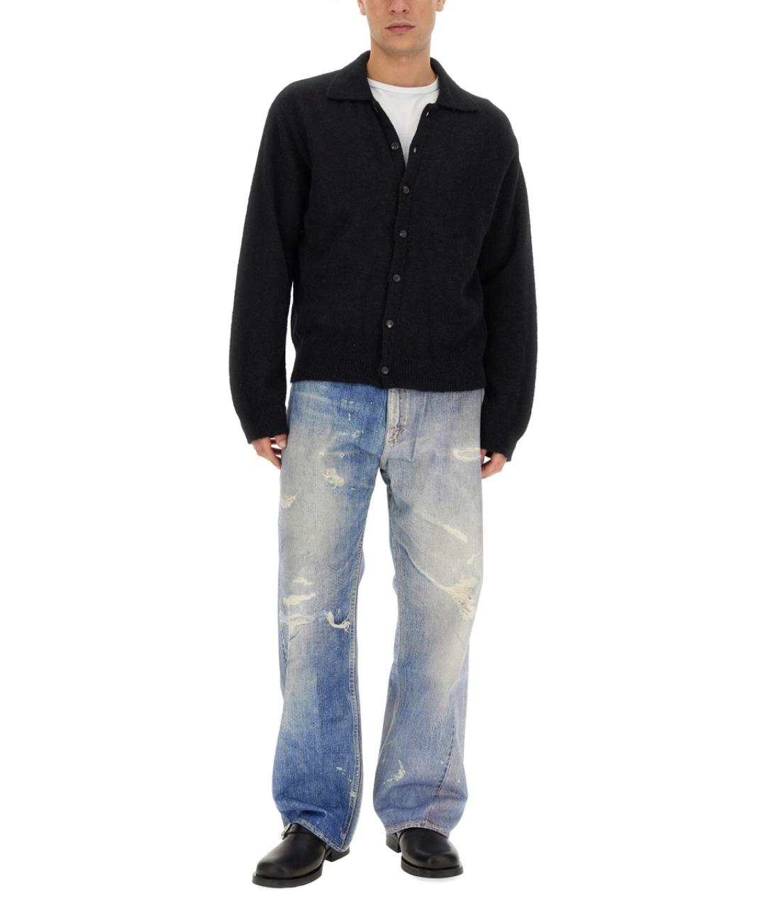 OUR LEGACY Черный шерстяной кардиган, фото 3