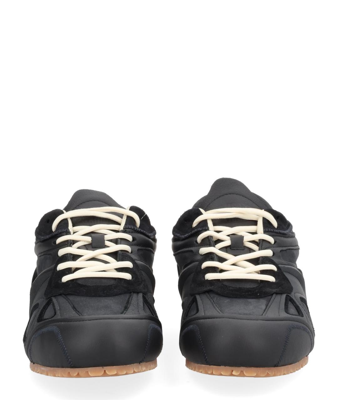 AXEL ARIGATO Черные кожаные низкие кроссовки / кеды, фото 3