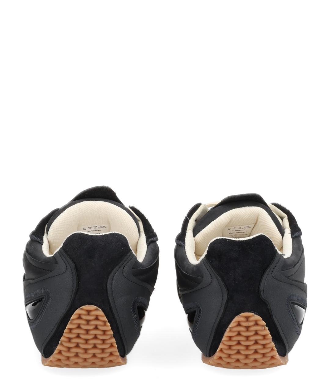 AXEL ARIGATO Черные кожаные низкие кроссовки / кеды, фото 4