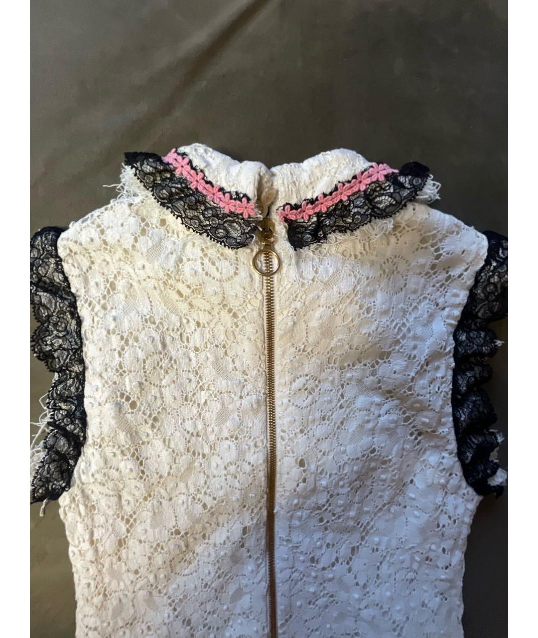 GUCCI Белое хлопковое платье, фото 2