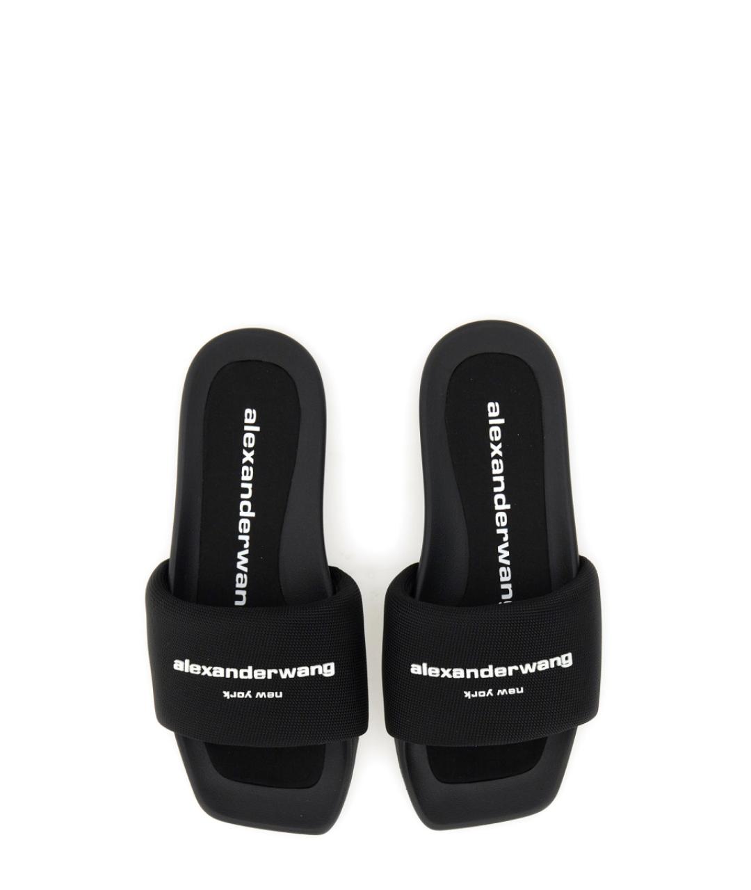 ALEXANDER WANG Черные шлепанцы, фото 6