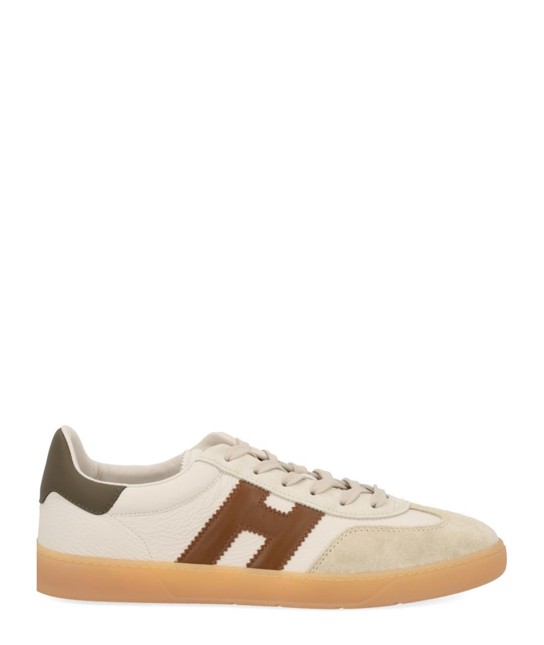 HOGAN Мульти кожаные низкие кроссовки / кеды, фото 1