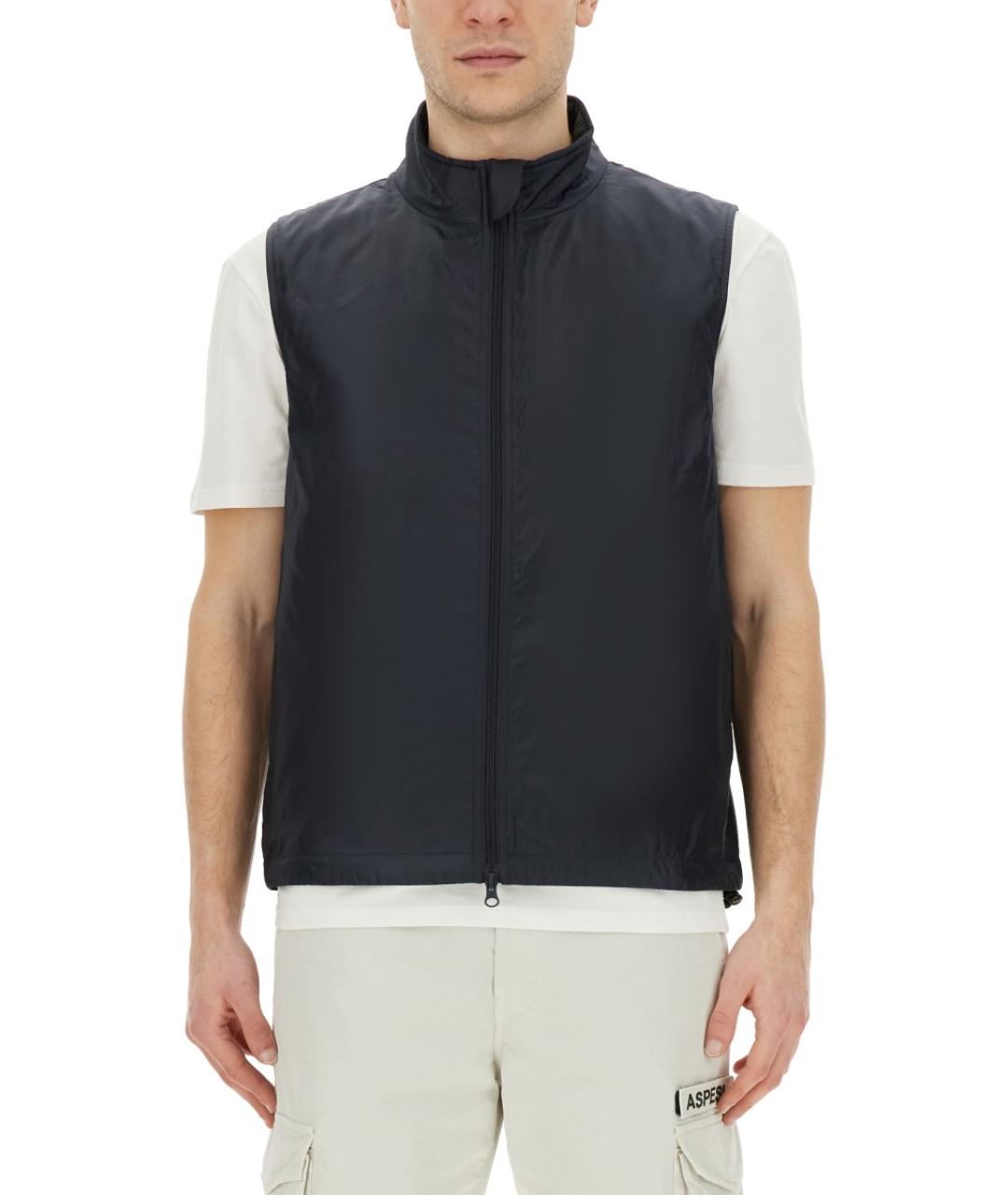 ASPESI Синий полиамидовый жилет, фото 5