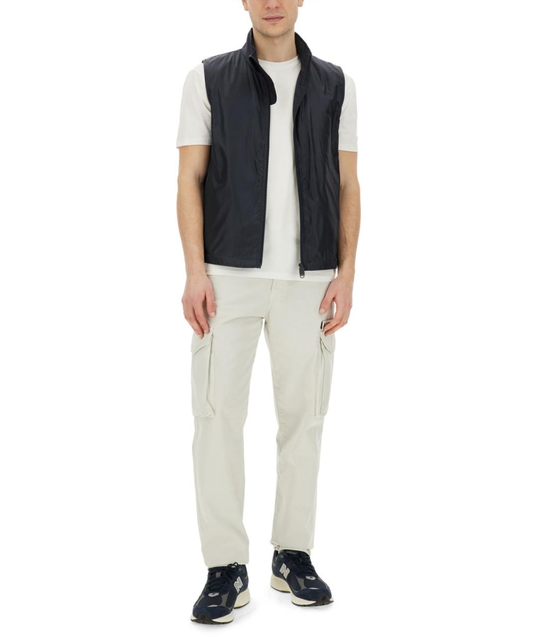 ASPESI Синий полиамидовый жилет, фото 2