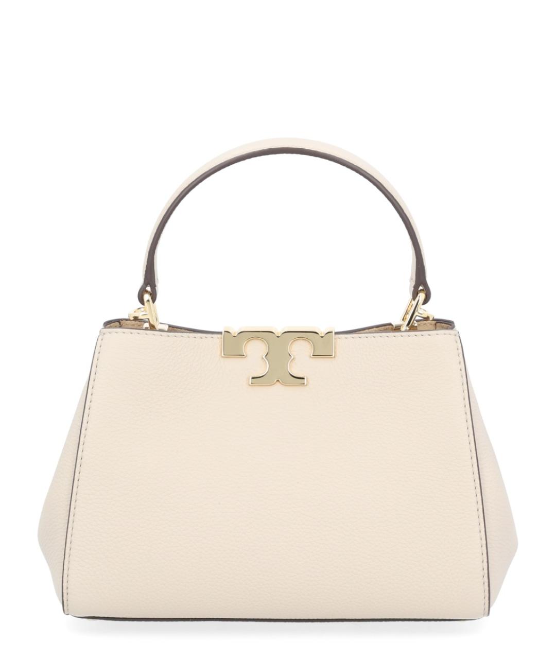 TORY BURCH Бежевая кожаная сумка через плечо, фото 1