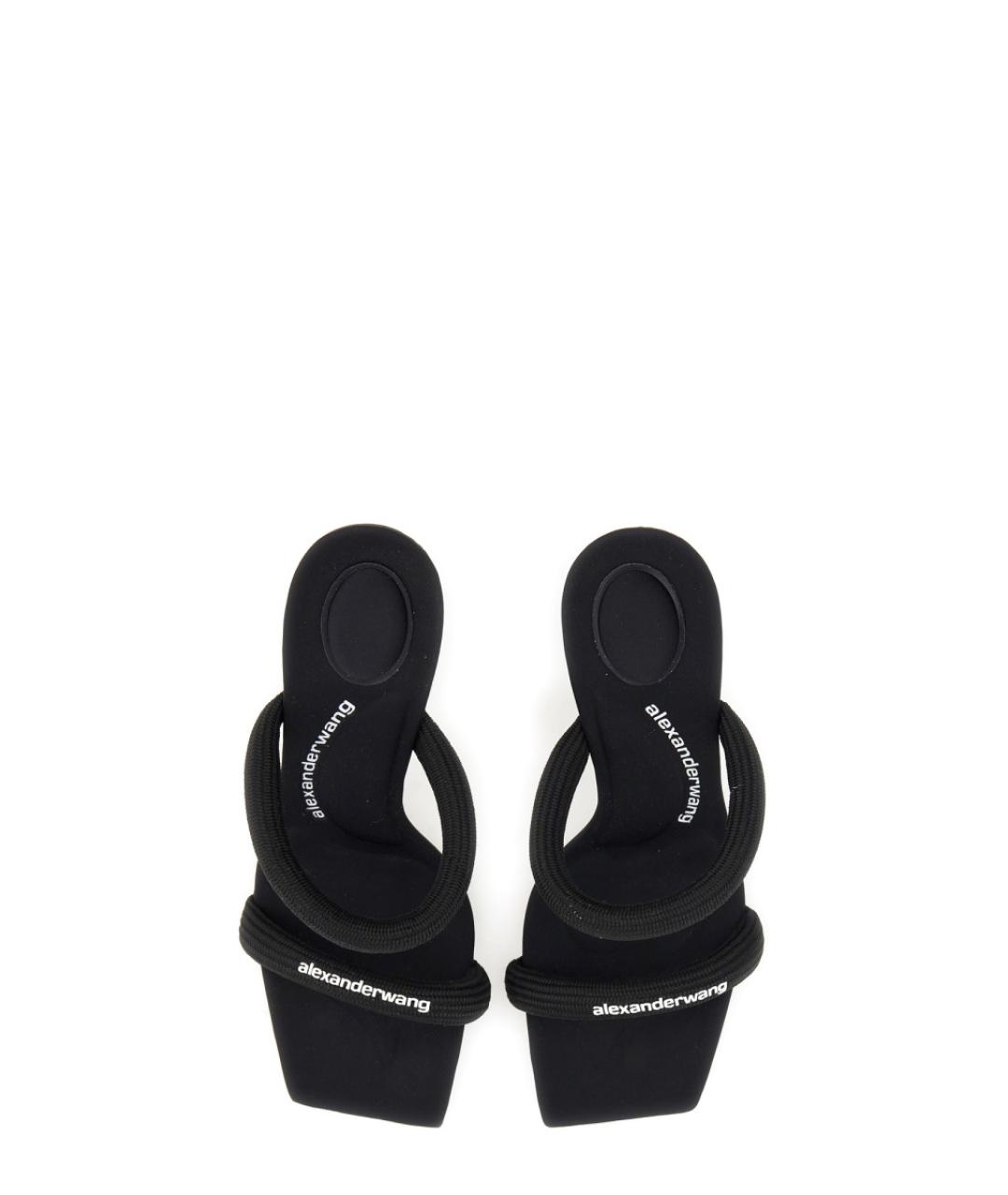 ALEXANDER WANG Черные синтетические туфли, фото 4