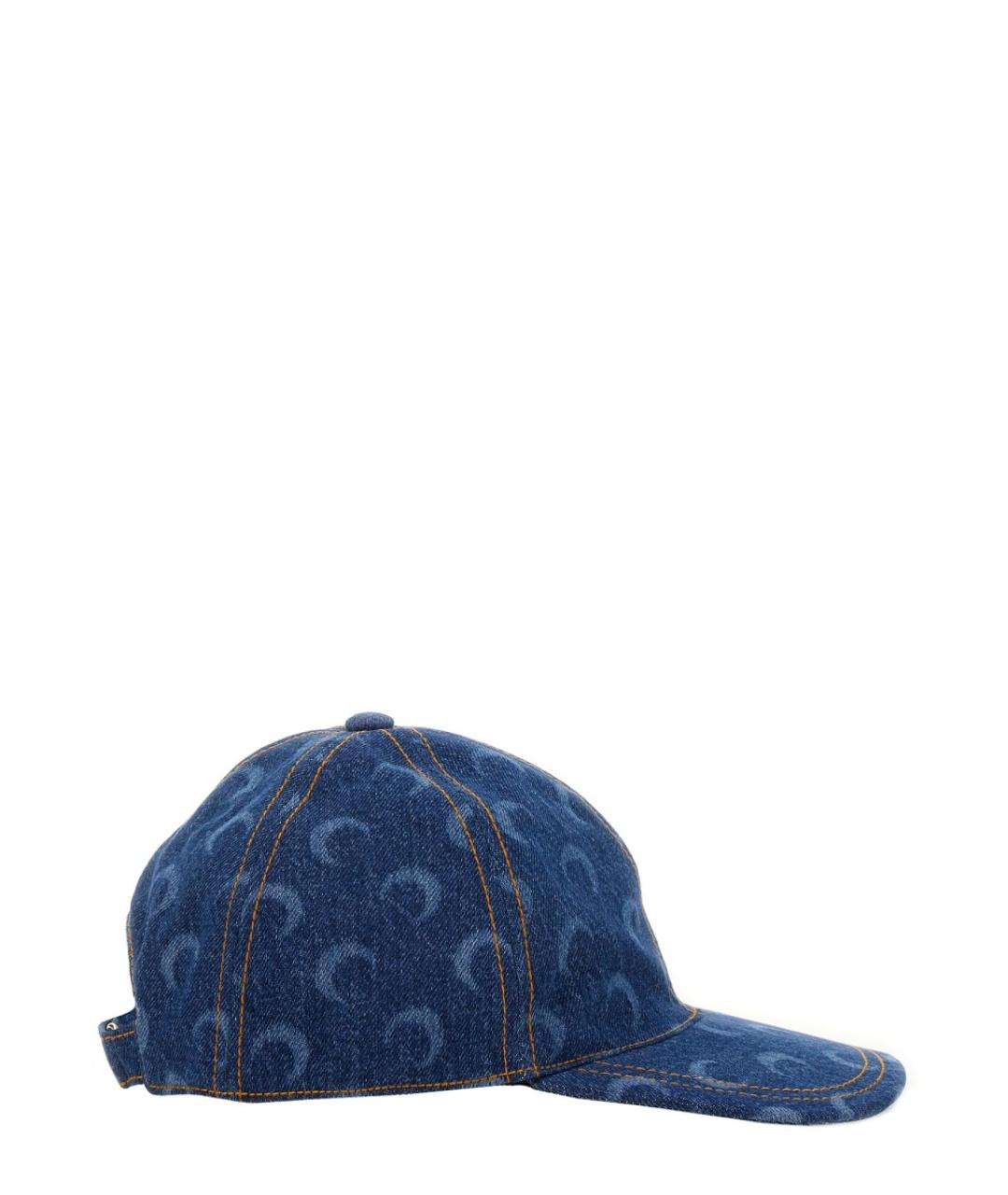 MARINE SERRE Синяя хлопковая кепка, фото 4