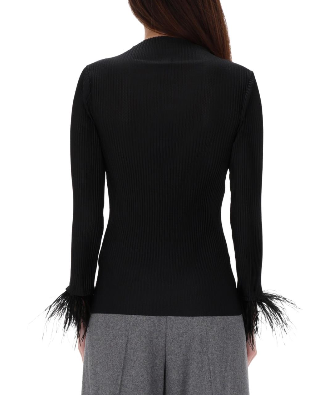 HUGO BOSS Черная полиэстеровая водолазка, фото 3