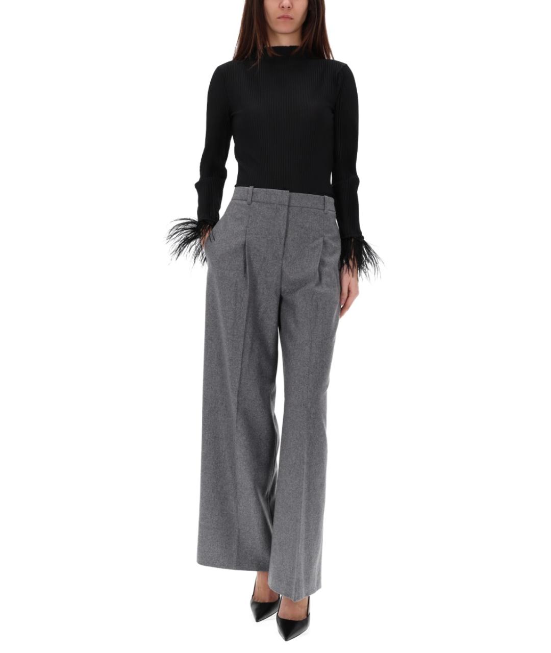 HUGO BOSS Черная полиэстеровая водолазка, фото 2