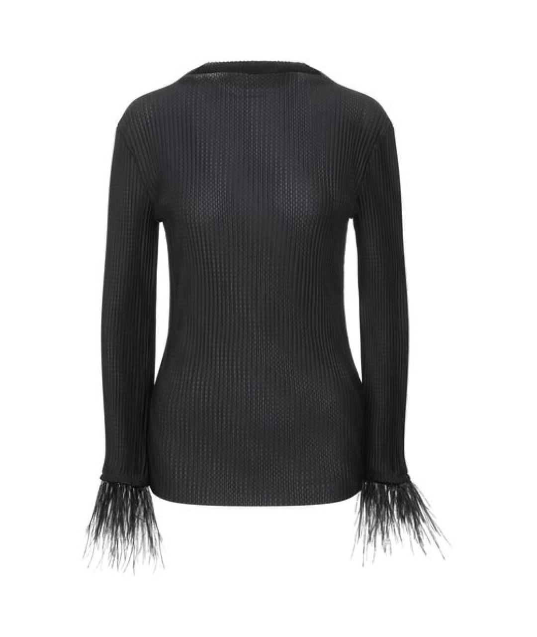 HUGO BOSS Черная полиэстеровая водолазка, фото 1