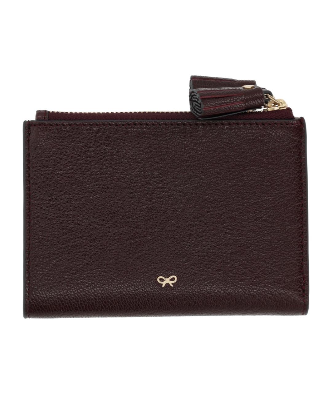 ANYA HINDMARCH Коричневый кожаный кошелек, фото 2