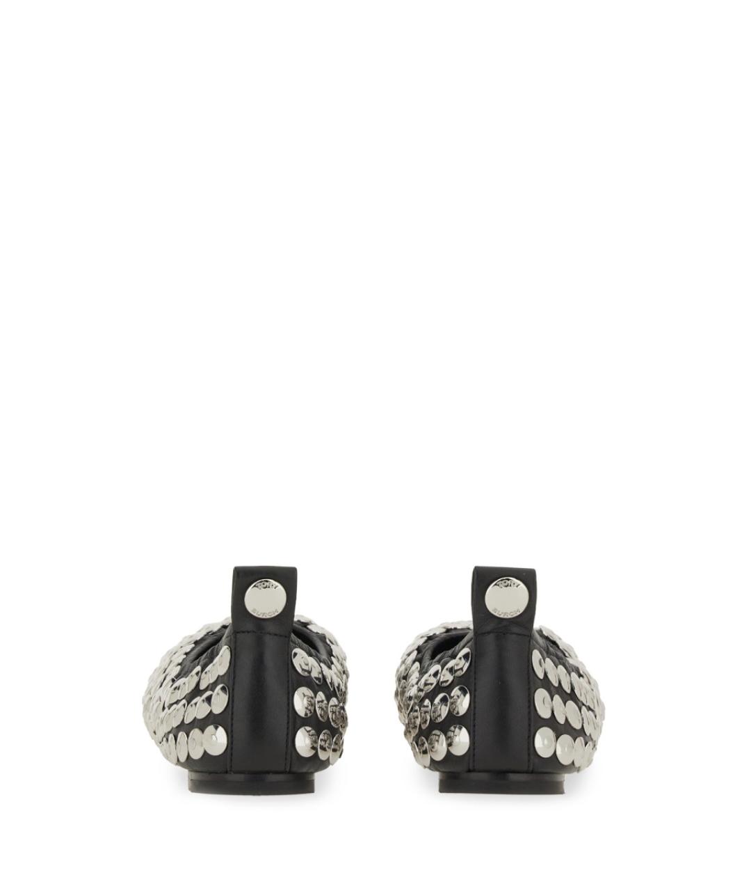 TORY BURCH Черные кожаные балетки, фото 3