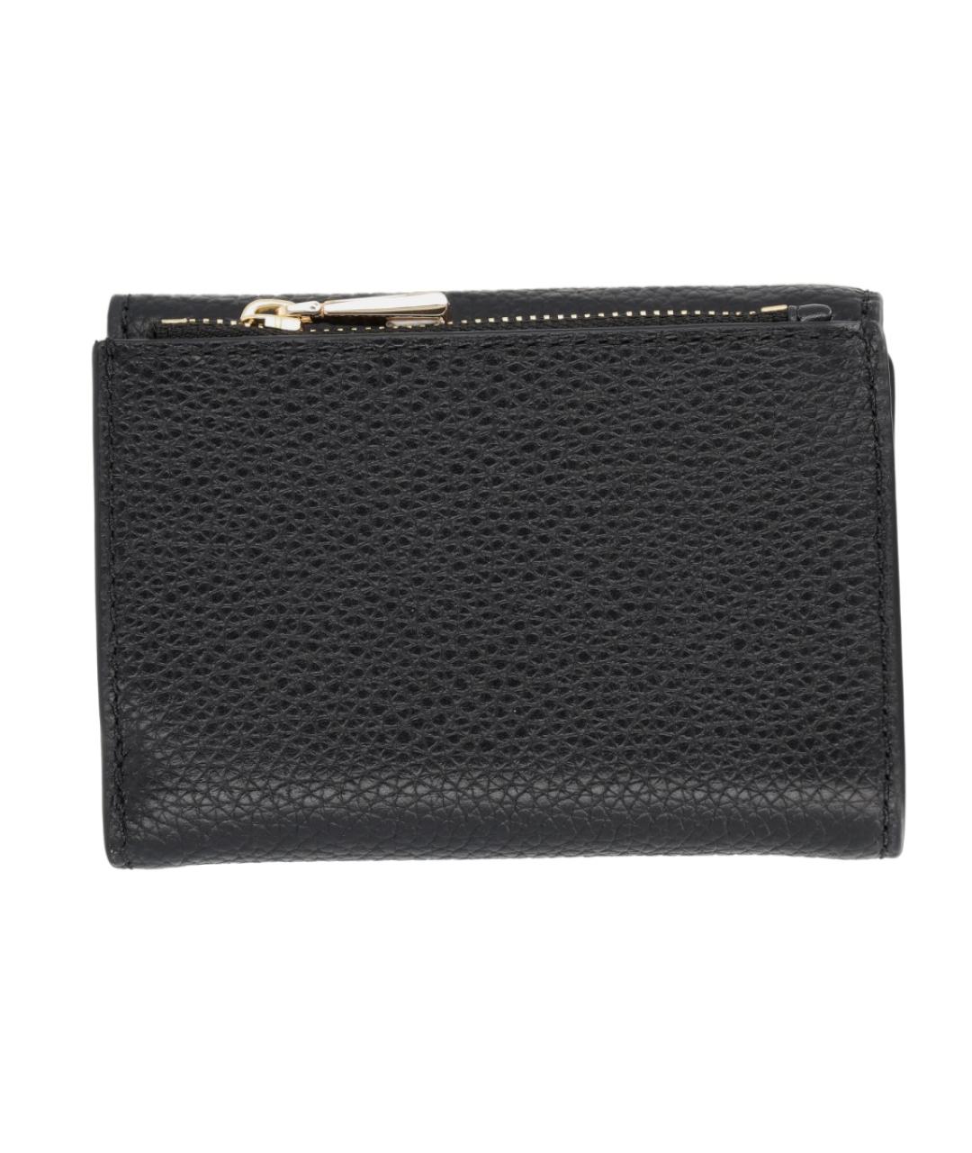 MICHAEL KORS Черный кожаный кошелек, фото 2