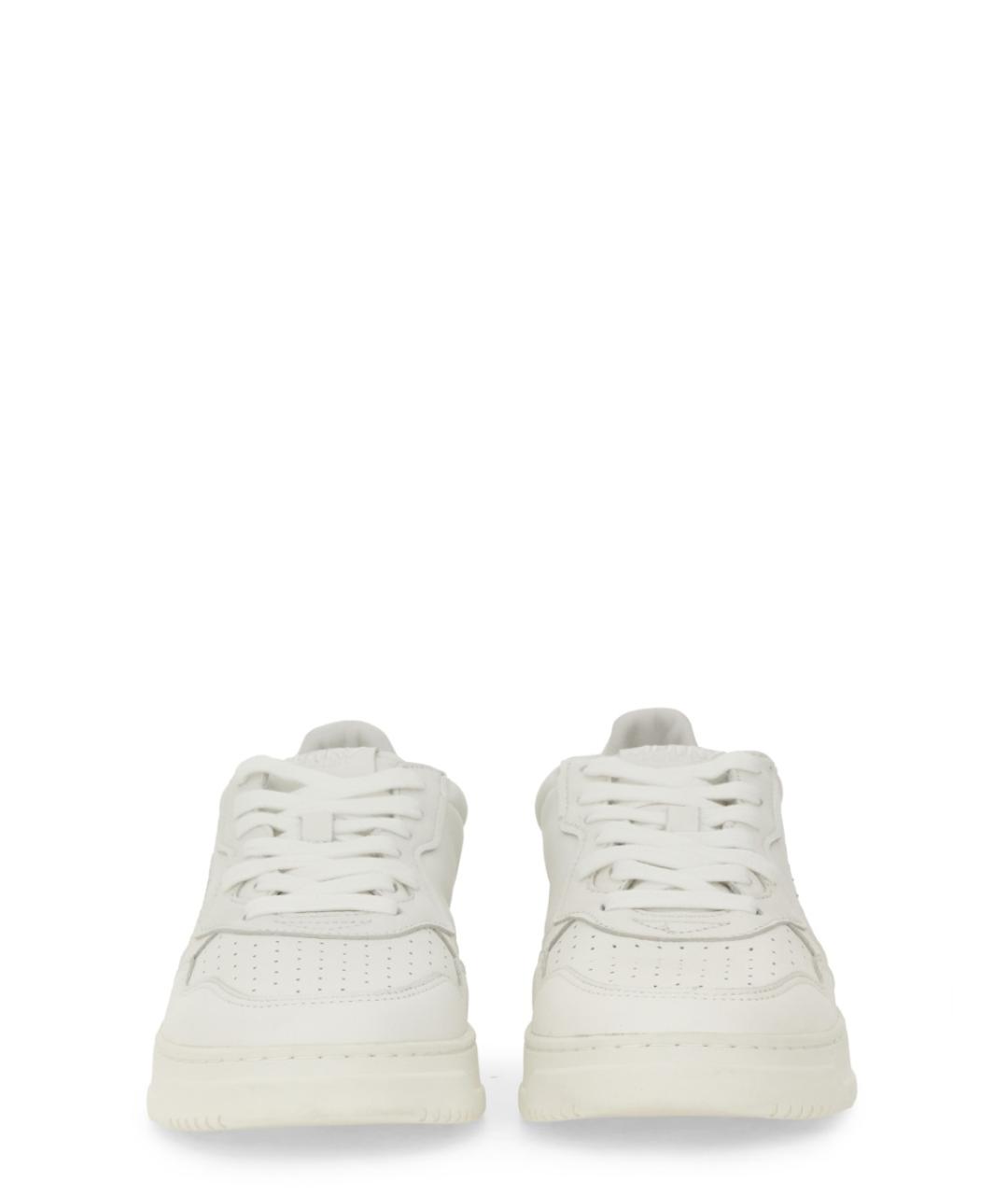 AUTRY Белые кожаные низкие кроссовки / кеды, фото 5