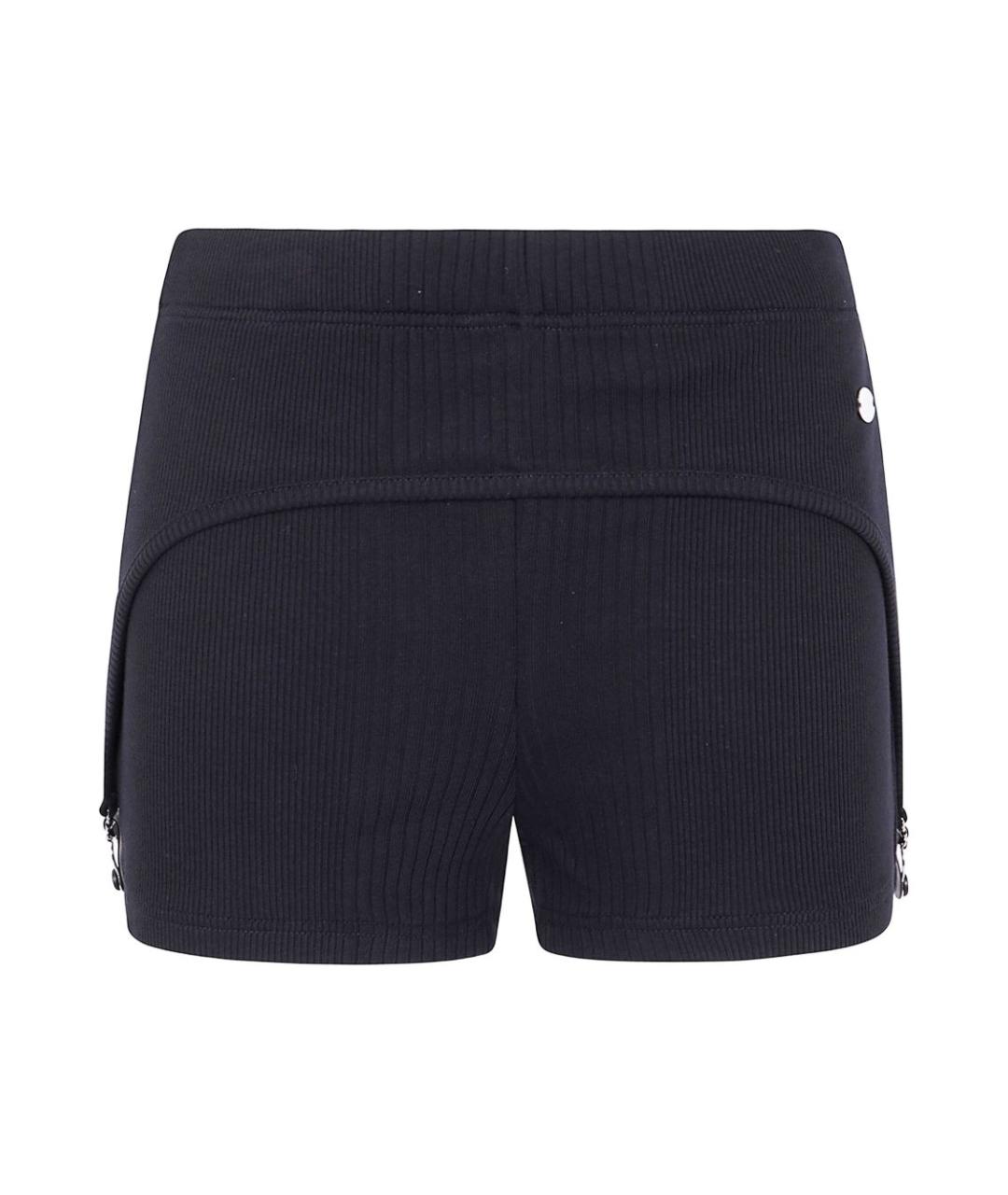 JEAN PAUL GAULTIER Черные хлопковые шорты, фото 1