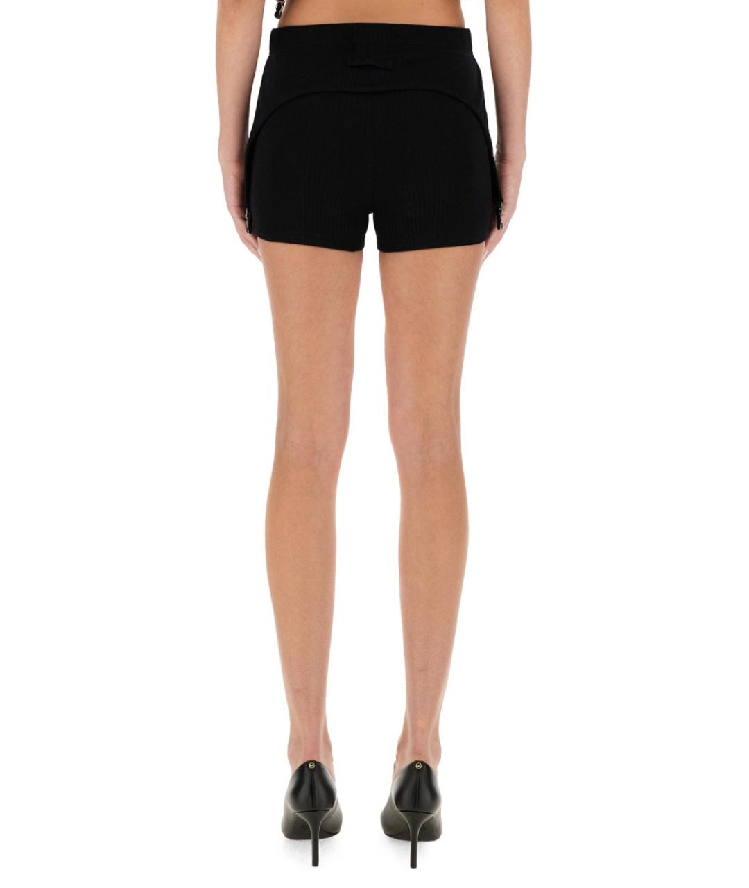 JEAN PAUL GAULTIER Черные хлопковые шорты, фото 3