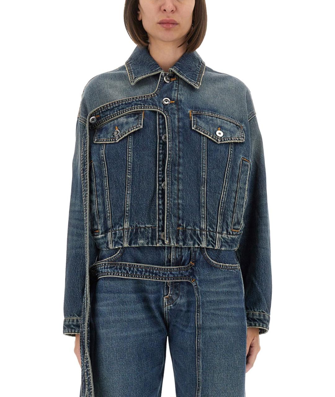 JEAN PAUL GAULTIER Синяя хлопковая куртка, фото 5