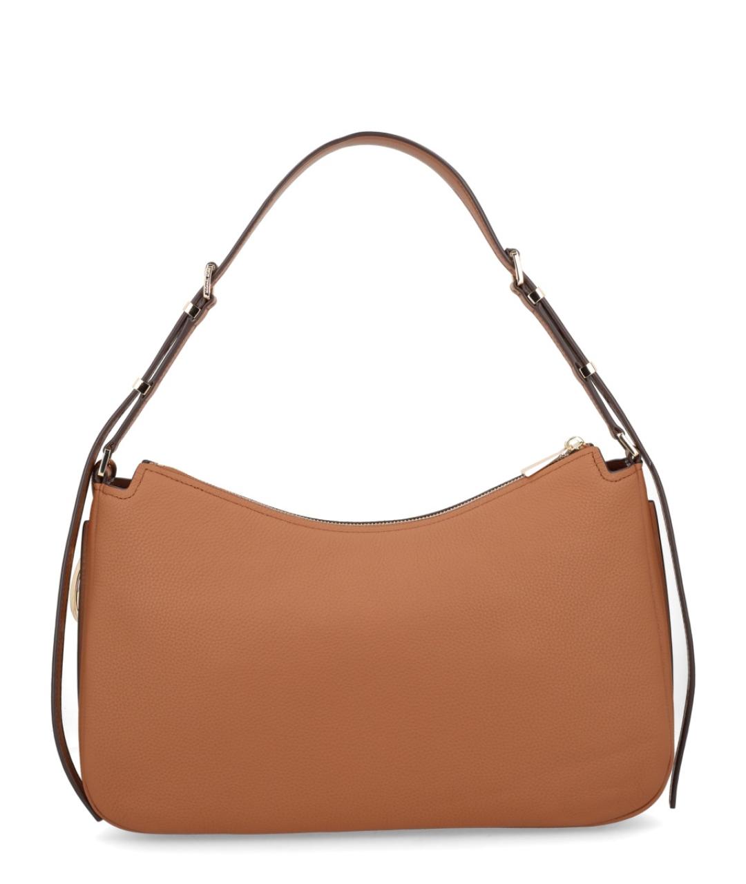 MICHAEL KORS Коричневая кожаная сумка через плечо, фото 3