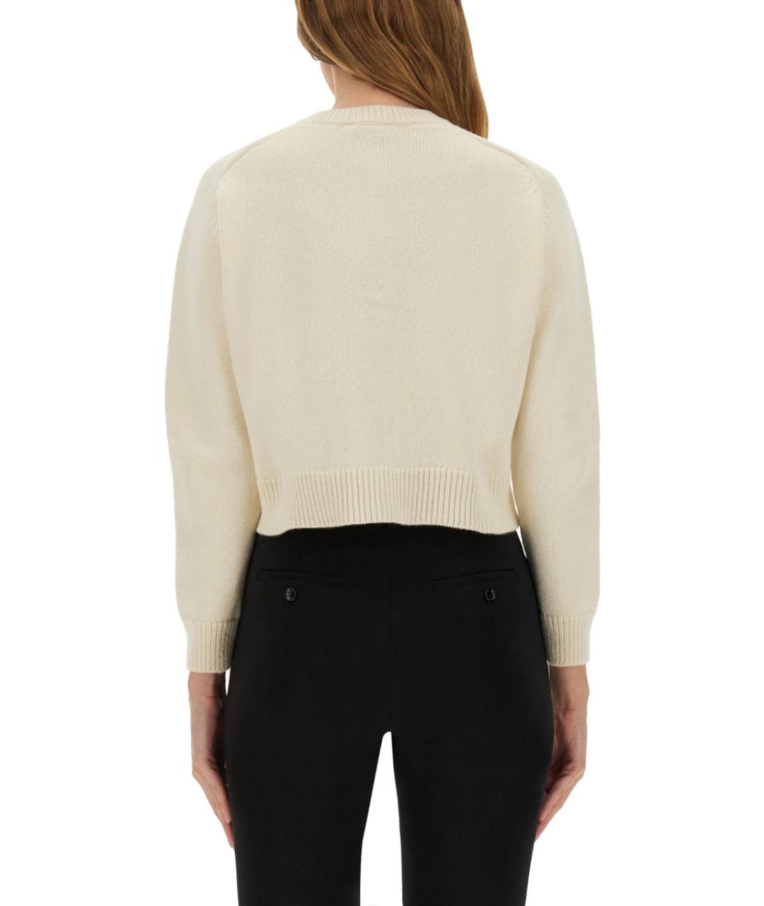 PATOU Бежевый шерстяной кардиган, фото 3