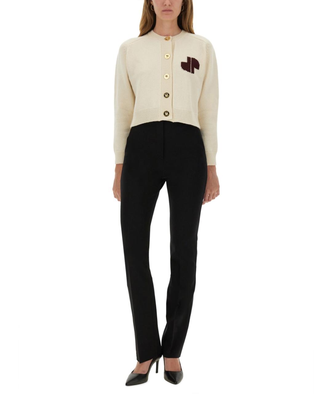 PATOU Бежевый шерстяной кардиган, фото 2