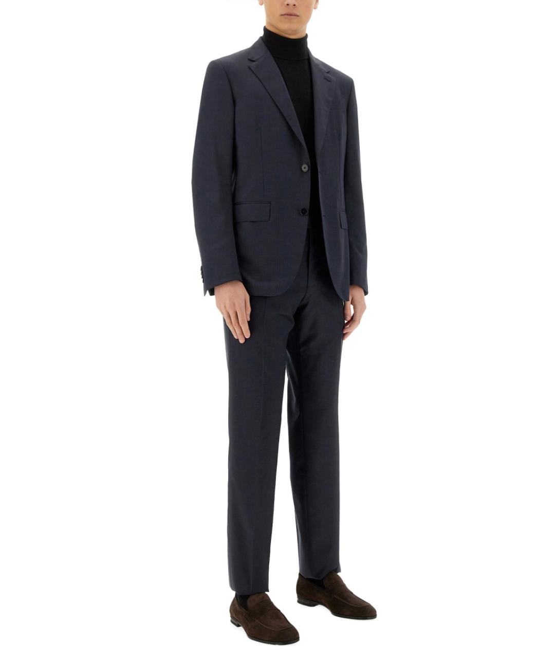 ZEGNA Синий классический костюм, фото 2