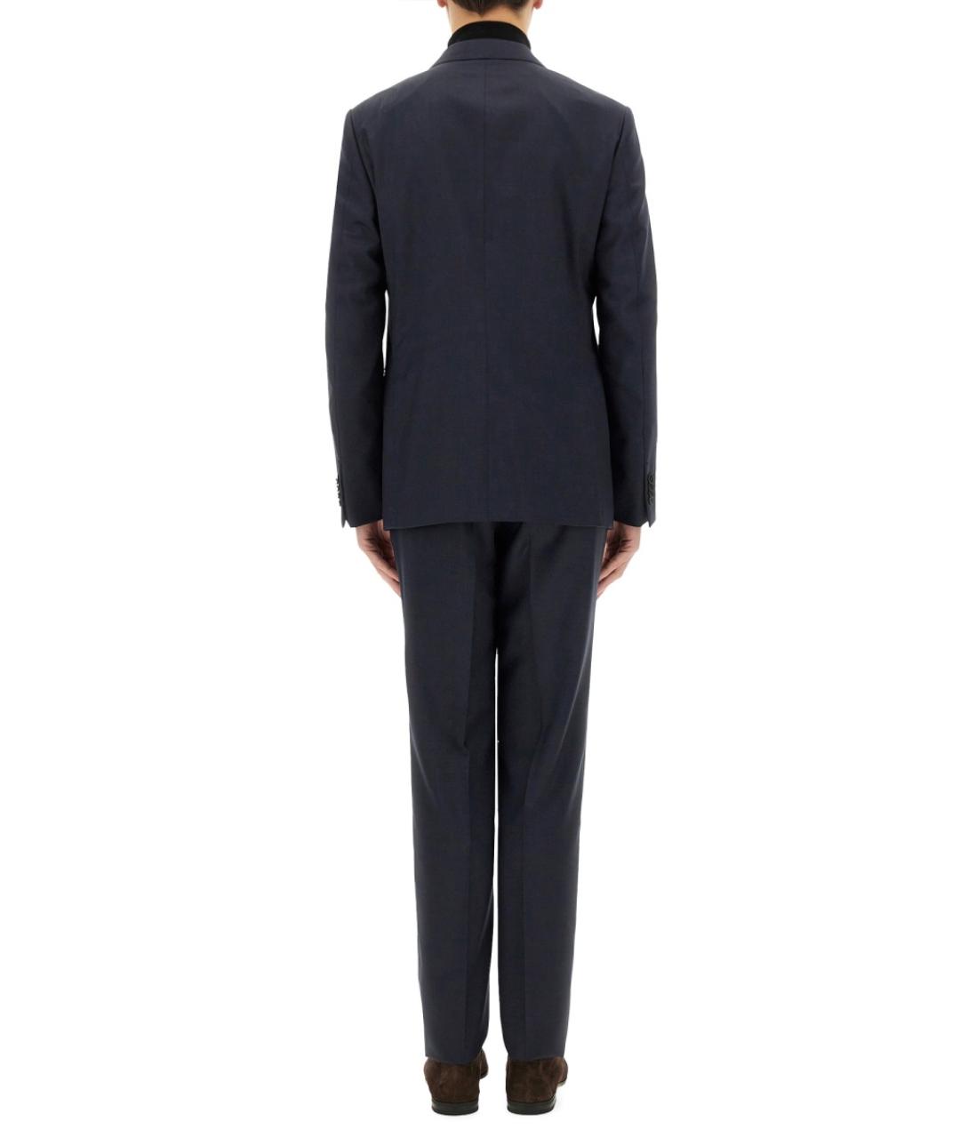 ZEGNA Синий классический костюм, фото 3