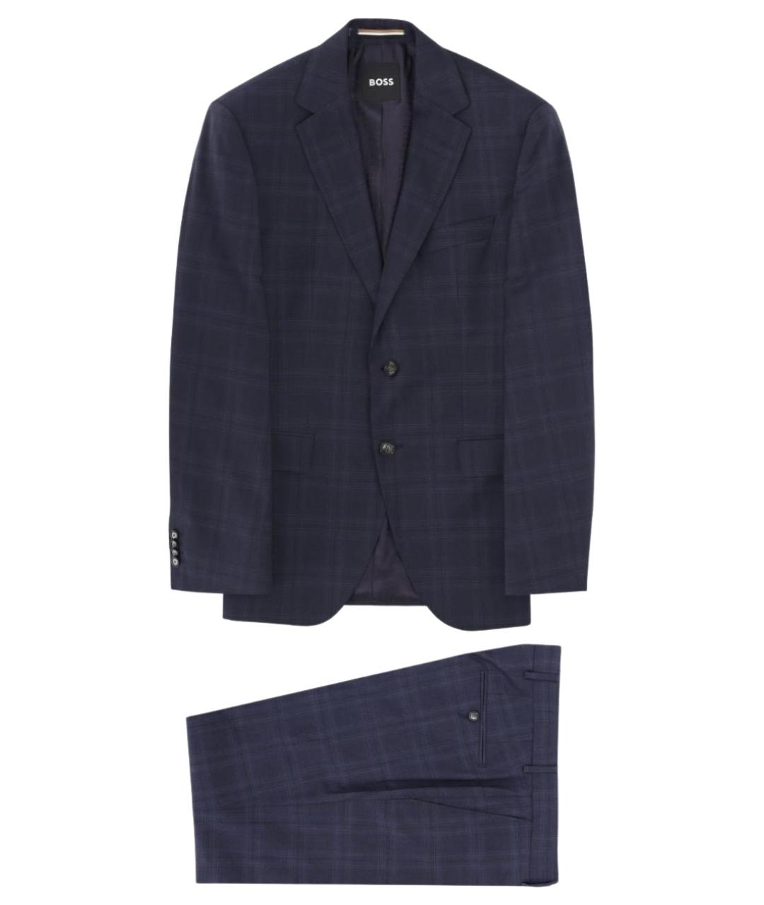 HUGO BOSS Синий классический костюм, фото 1