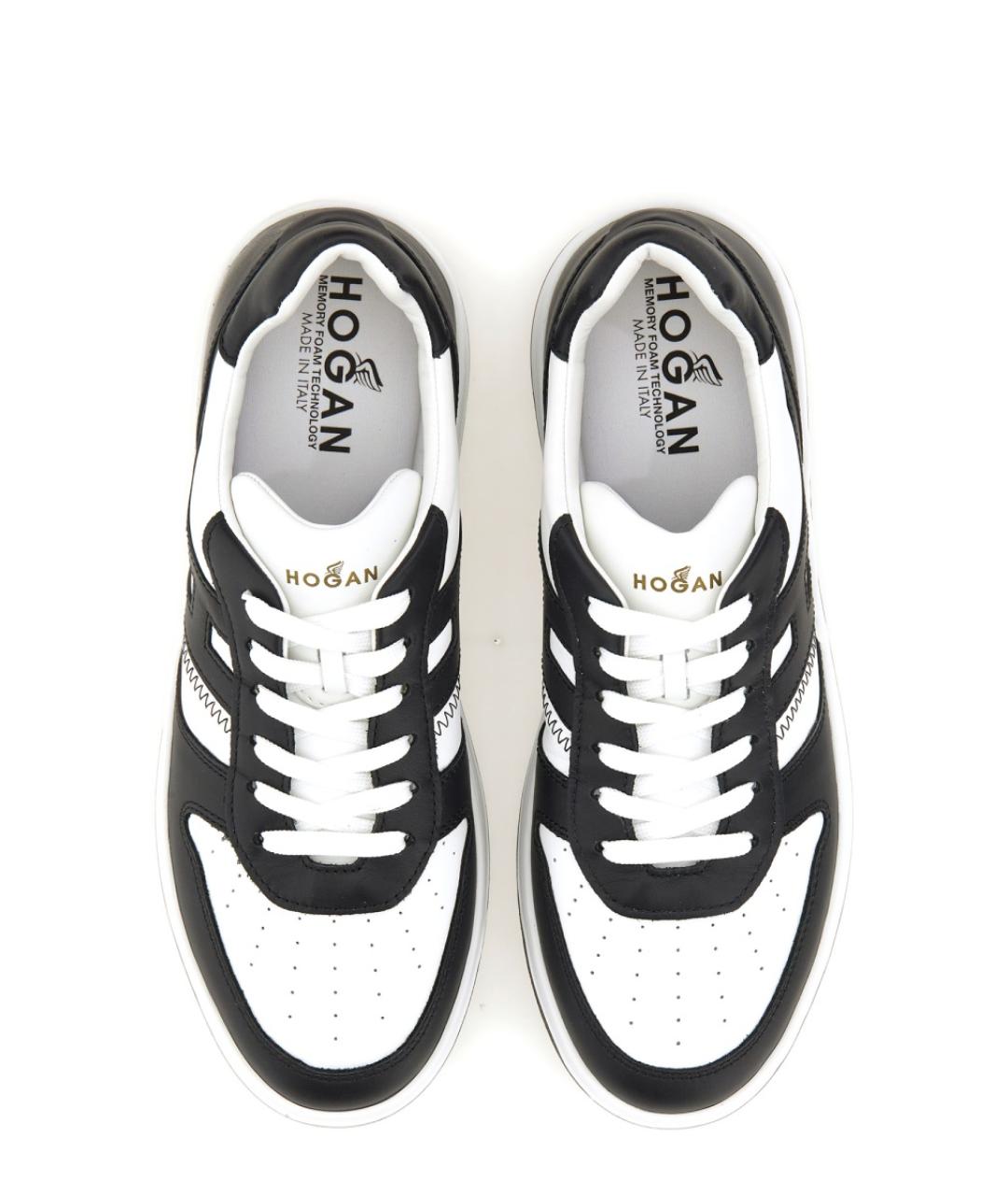HOGAN Мульти кожаные низкие кроссовки / кеды, фото 6