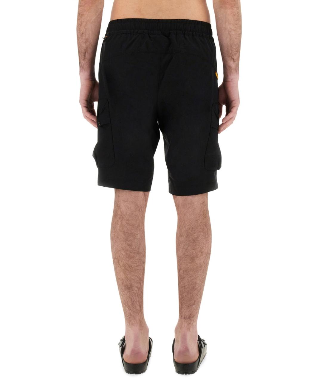 PARAJUMPERS Черные полиэстеровые шорты, фото 3