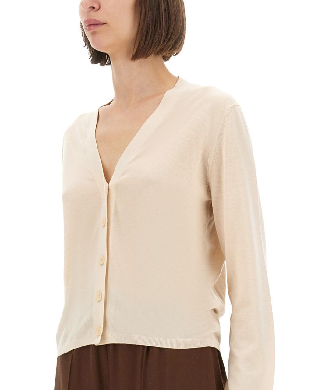 FABIANA FILIPPI Бежевый кашемировый кардиган, фото 5