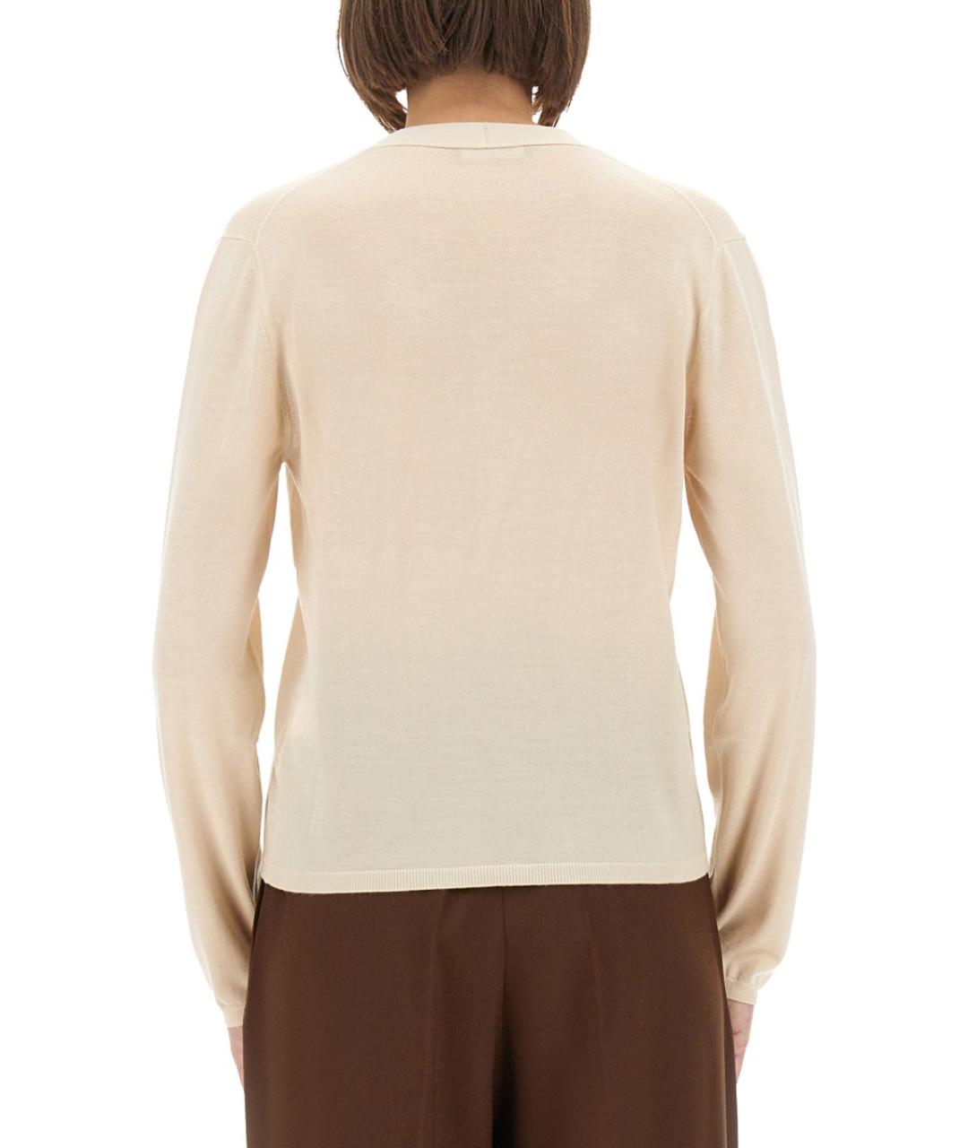 FABIANA FILIPPI Бежевый кашемировый кардиган, фото 4